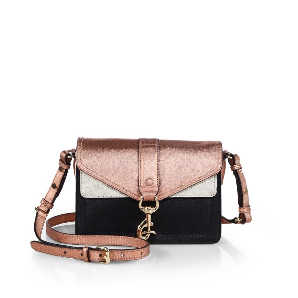 Rebecca Minkoff Hudson Moto color block crossbody
